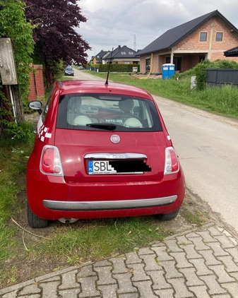 Fiat 500 cena 14950 przebieg: 99400, rok produkcji 2010 z Bieruń małe 22